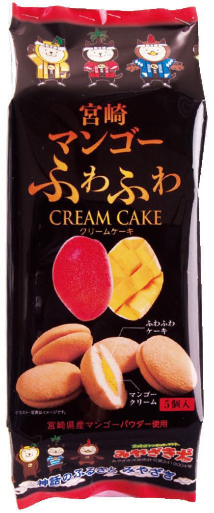 宮崎マンゴーふわふわクリームケーキ